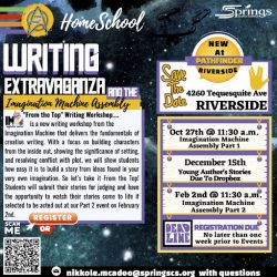Writing Extravaganza Flyer 2023-24