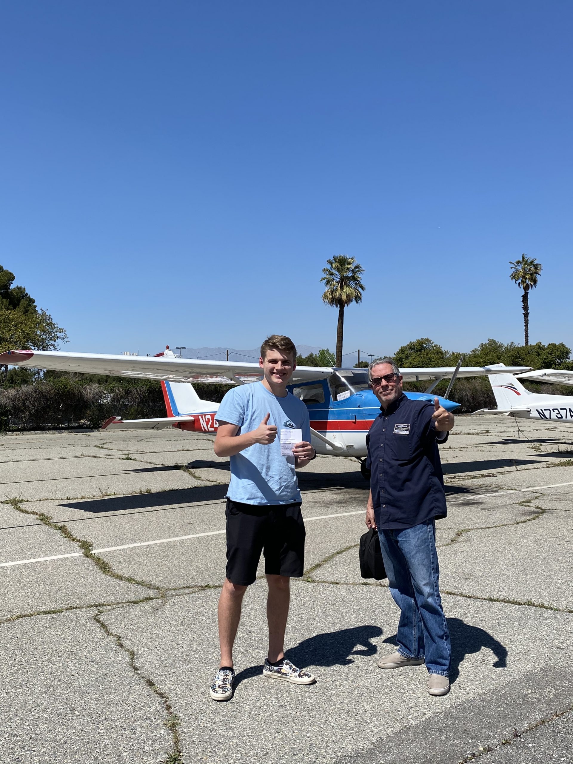 FAPA Senior Earns His Pilot Wings Springs Charter Schools