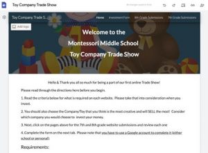 toy company website