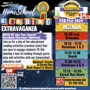 Homeschool Reading Extravaganza