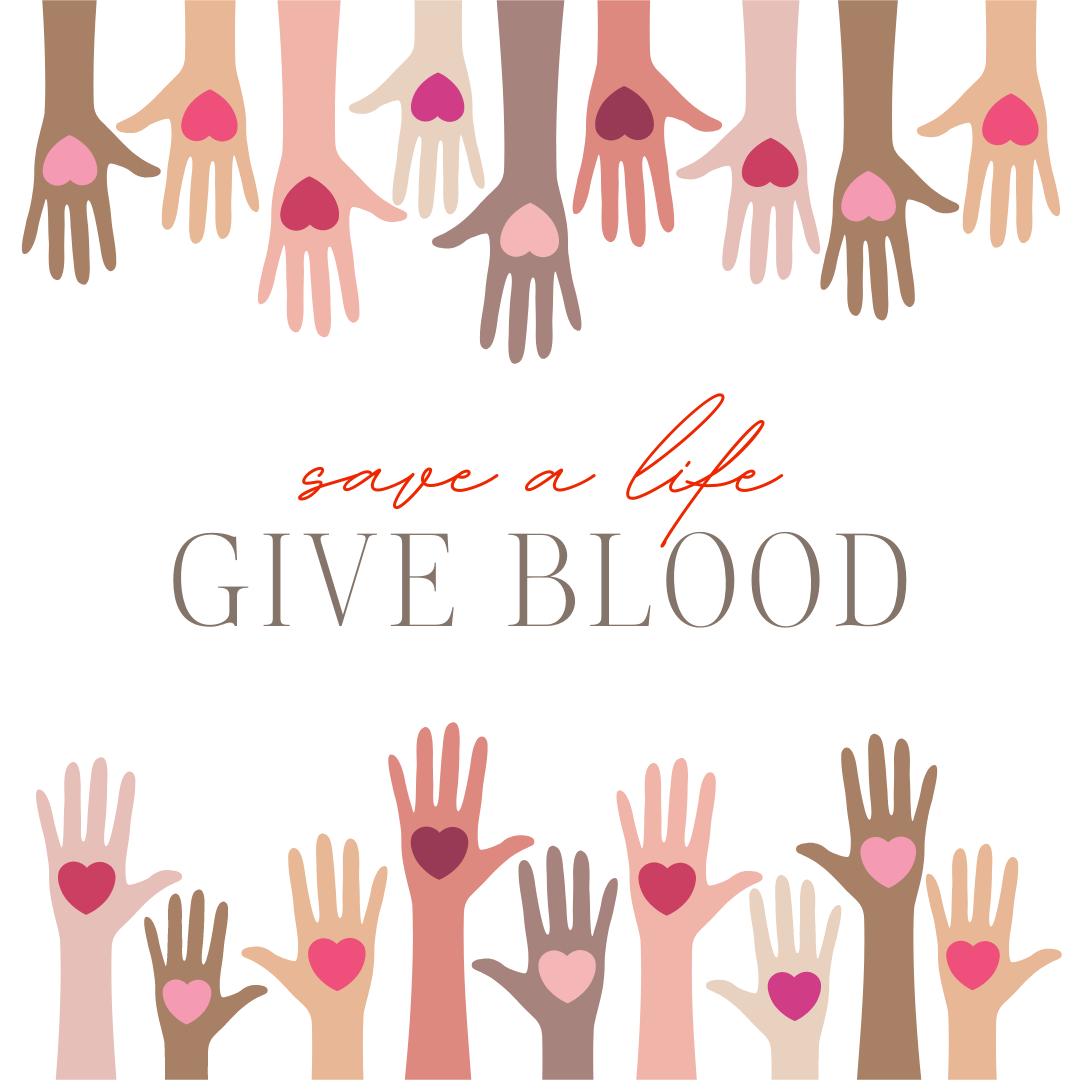 Blood donation Instagram post