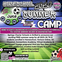 Home School 2026 Summer Camp