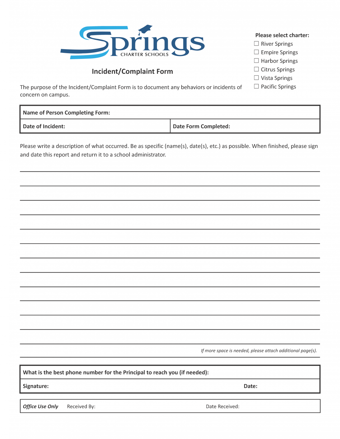 complaint-forms-springs-charter-schools