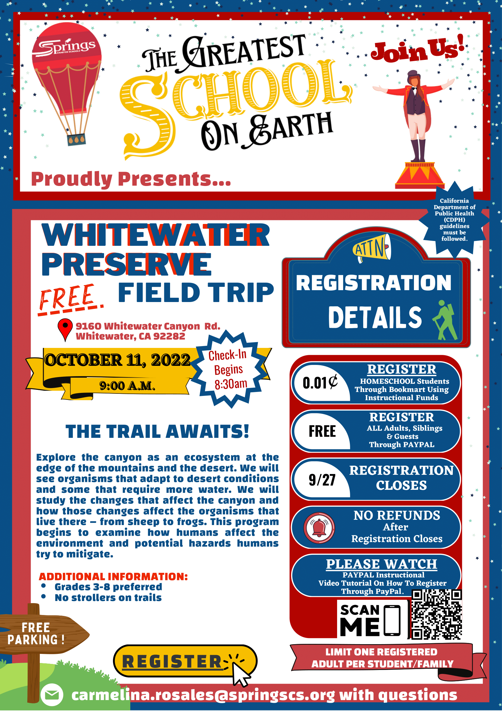 Whitewater Field Trip