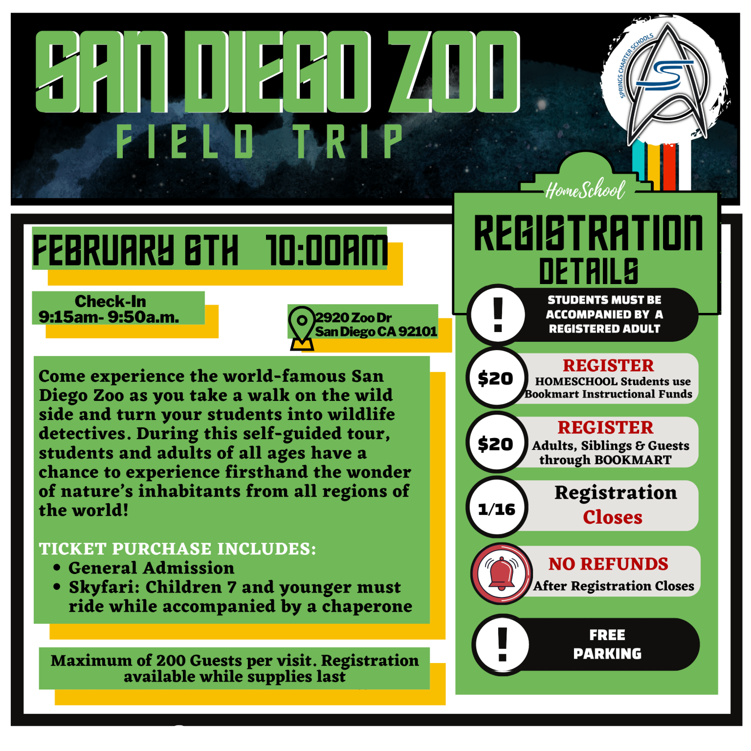 San Diego Zoo Flyer
