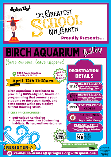 Birch Aquarium FIeld Trip