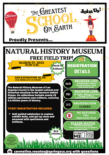 Natural History Museum Field Trip