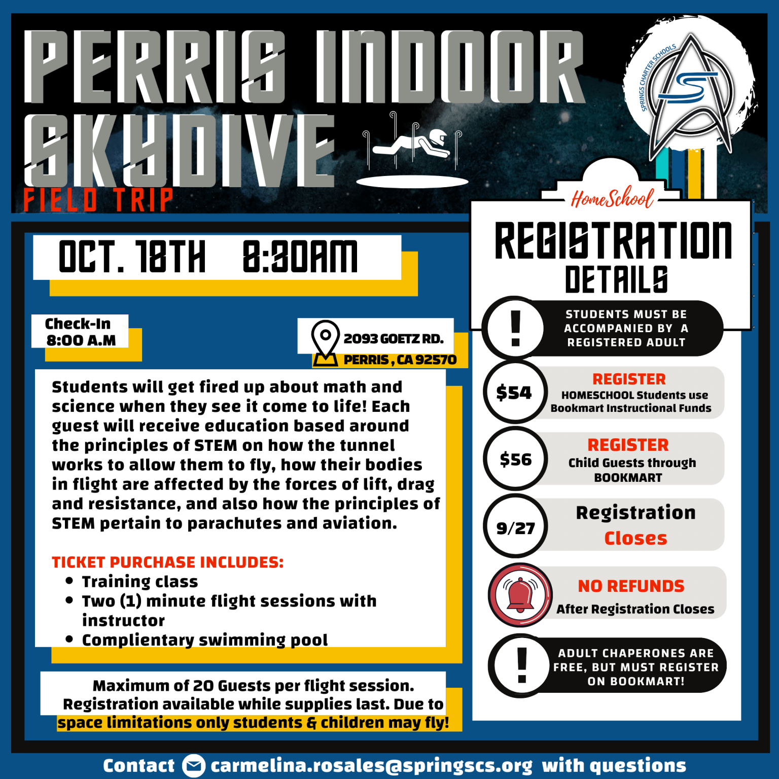 INDOOR SKYDIVE PERRIS FIELD TRIP 830