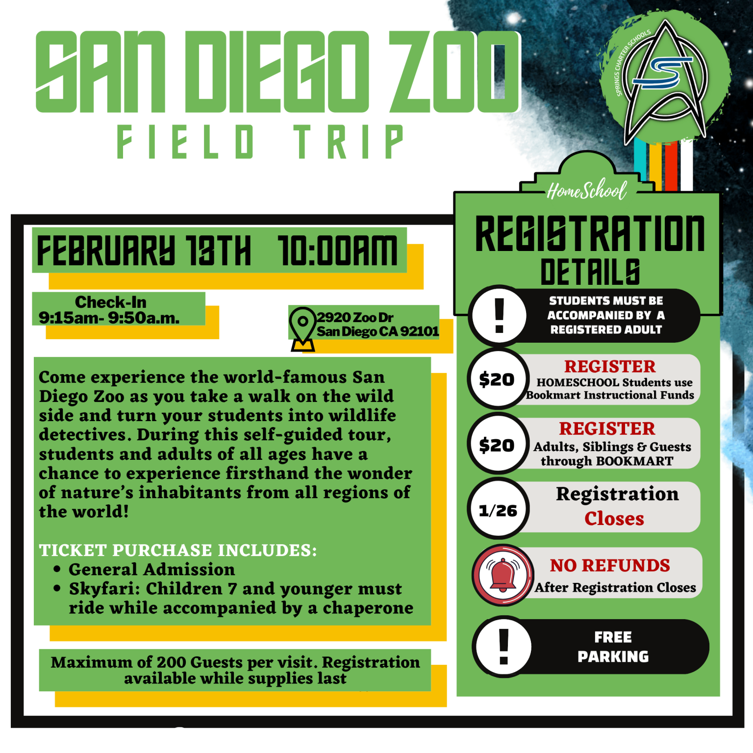 San Diego Zoo Flyer
