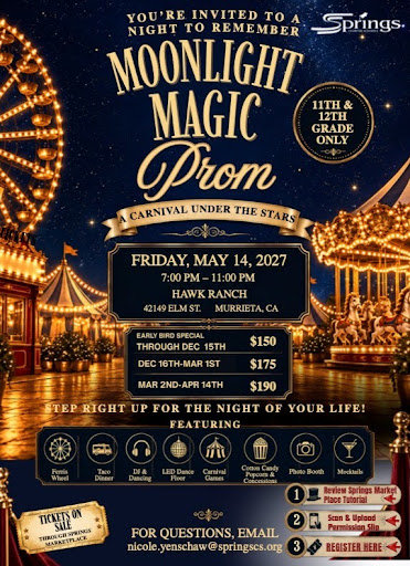 Moonlight Magic Prom Poster