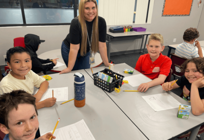 Springs Charter Schools fosters an engaging classroom environment where teachers and students collaborate to inspire learning and growth.