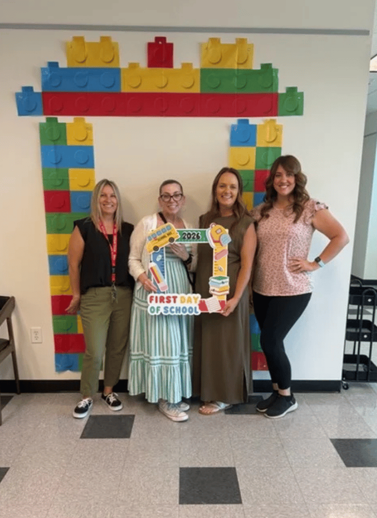 Explorer Student Center Staff on the first day of school.
